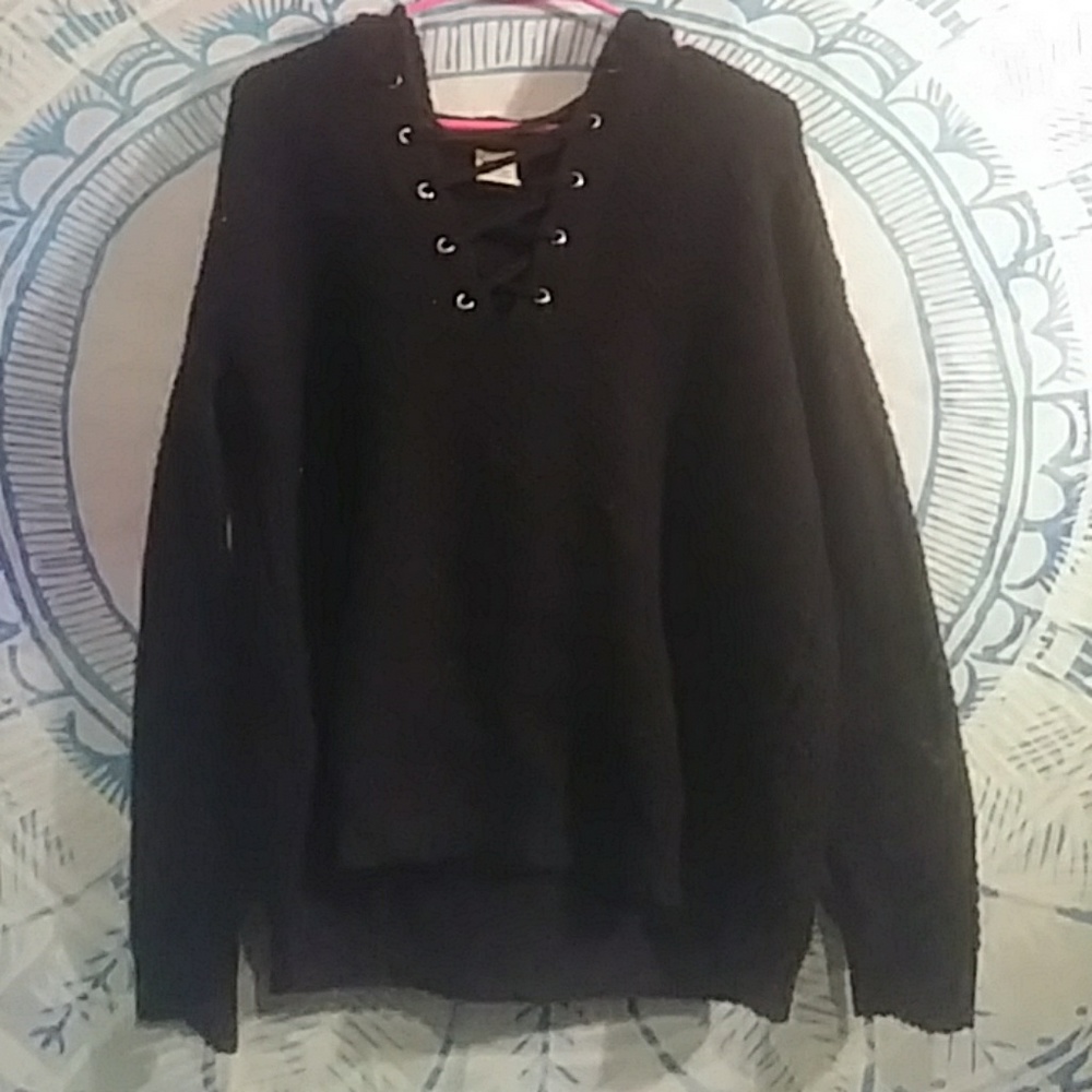 Knit hoody